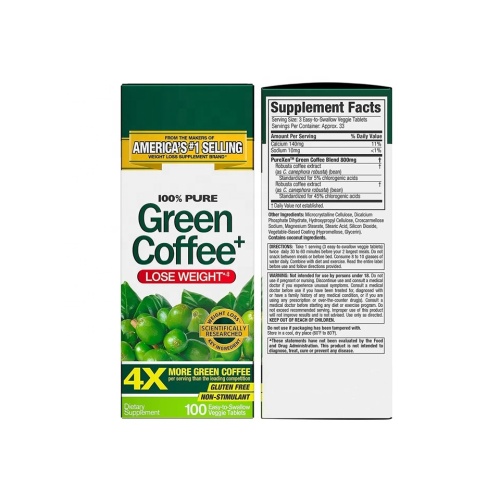 Slim Green Coffee Bean Weight Loss Tablets