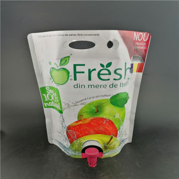 Custom plastic packaging-bags with valves for beverages