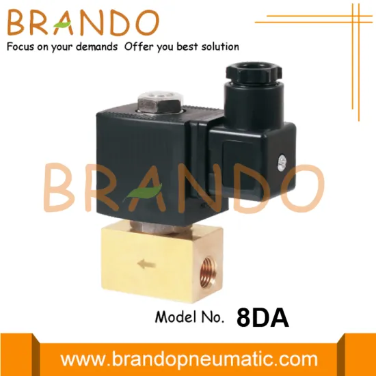 High Pressure Mini Brass Solenoid Valve 24VDC 220VAC