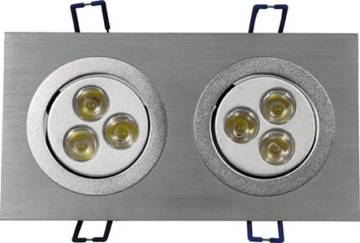 High power ceiling fixture KN-2-3X1W