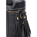 Vintage Yi Nakış Deri Kutu Crossbody Çanta