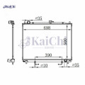 2468 Radiateur automobile Mitsubishi Montero V6 3,5L 2001-2002