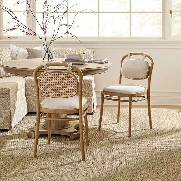 Nordic Light Luxury indoor Dining Chair upholstered Home Modern Minimalist Negotiation Hotel Leather Soft Bag Restaurant Chair
