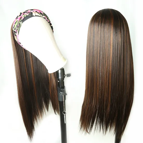Julianna Free Shipping Headband Wigs Synthetic Straight 16" P4/30 Natural Hair  8" 613 Ginger Coloured Headband Wig Short