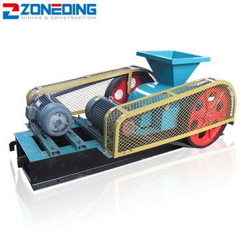 Top quality double roller crusher design machine