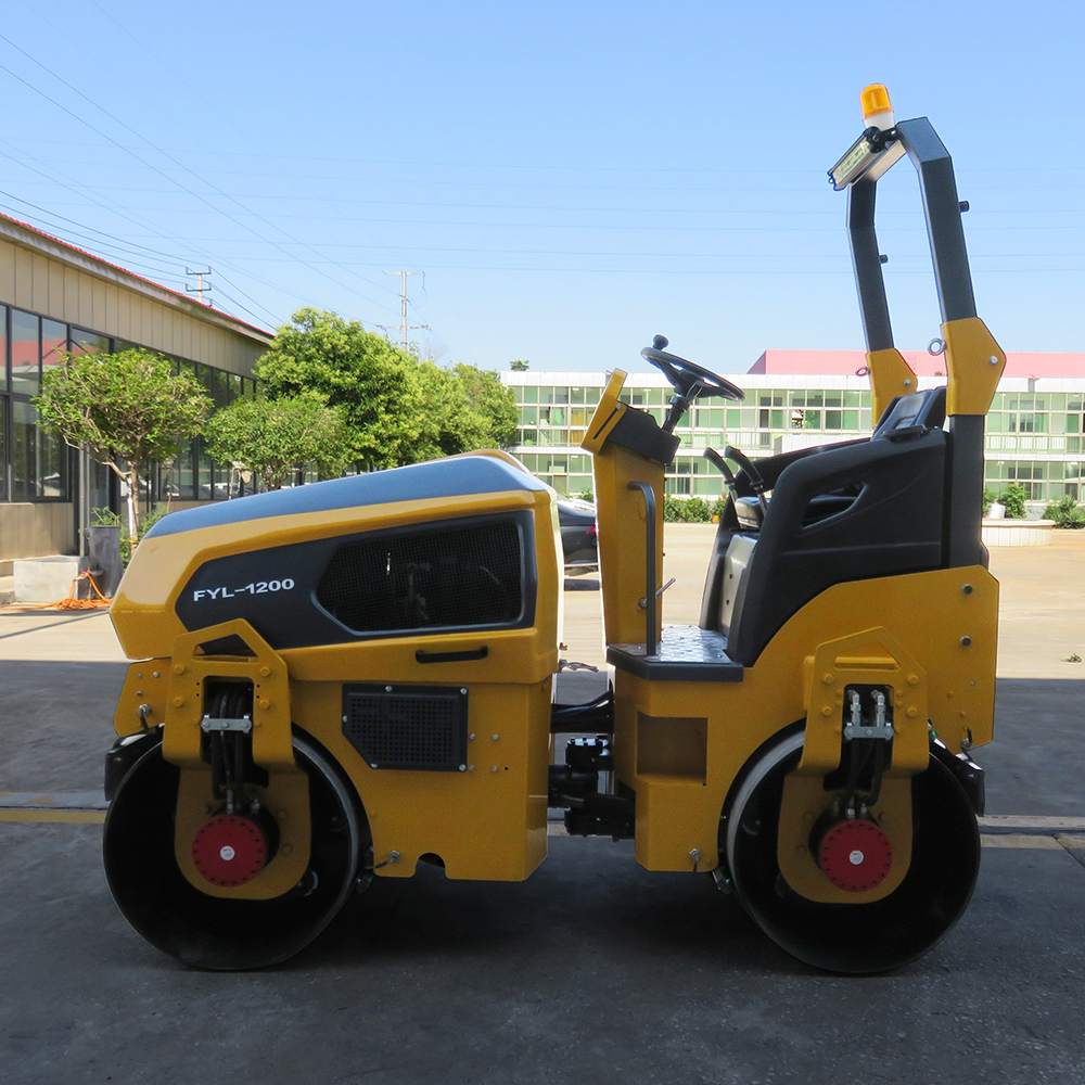 Kostengünstige 3-Tonnen-hydraulische vibrierende Fahrt auf Asphalt Road Roller