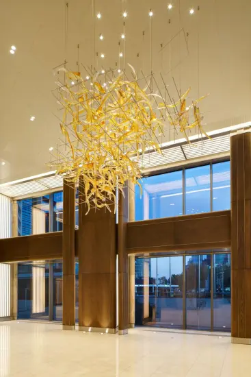 Professional Custom luxury crystal large project chandelier