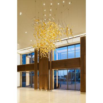 Professional Custom luxury crystal large project chandelier