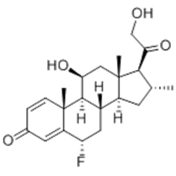 Pregna-1,4-dieno-3,20-diona, 6-fluoro-11,21-di-hidroxi-16-metil- (57268625,6a, 11b, 16a) - CAS 152-97-6