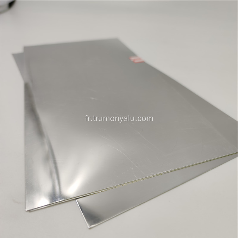 Feuille plate mince en aluminium de 6 mm 5052