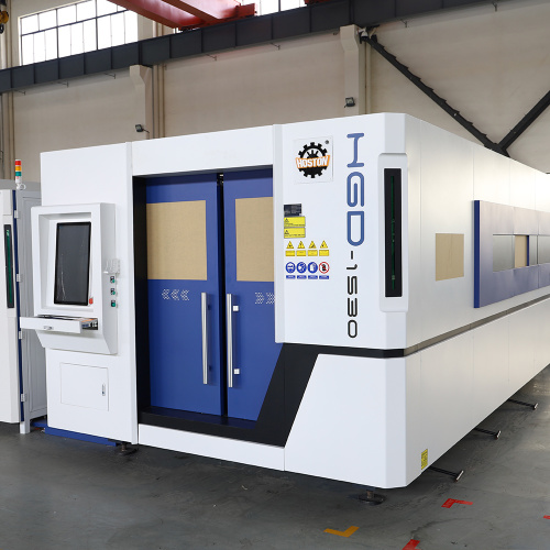 High Power Full-protective Double Platform Laser Cutting