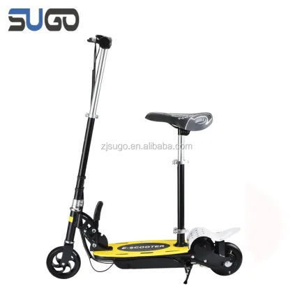 Easy ride electric scooter with seat for kids