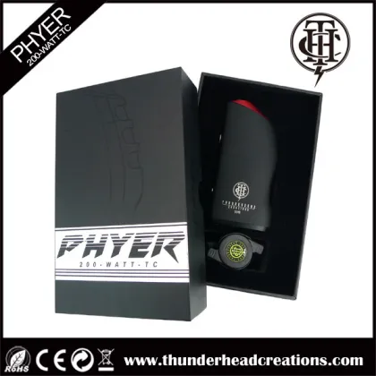 Phyer electronic cigarette box mod dna200w vape box mod