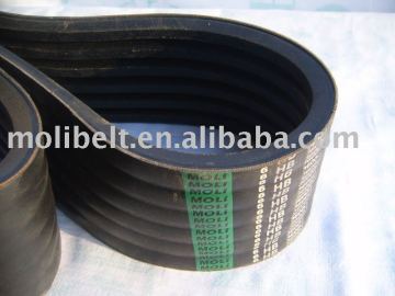 Wedge wrapped V-belts/Cogged V-Belts