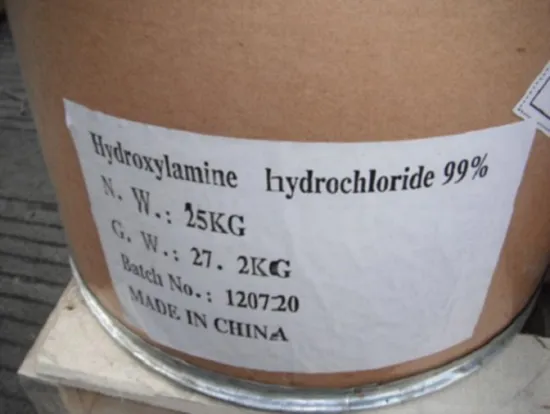 hydroxylamine hcl hsn code