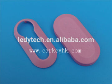 Fiat 500 colorful key replacement shell outer casing in pink wholesale