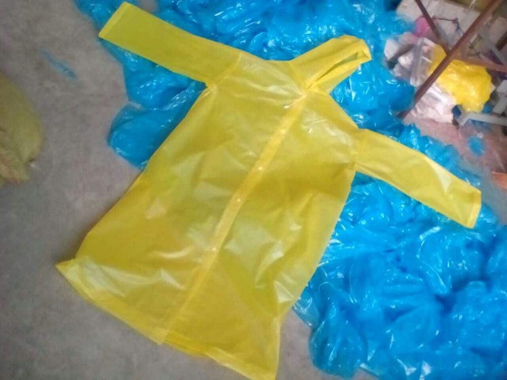 yellow color adult size raincoat