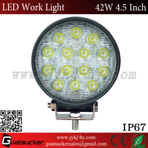 DC 10V~30V 6000K 6500K 42W LED tractor working lights