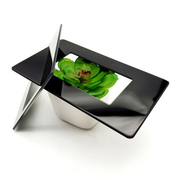 Black Tempered Glass Switch Socket with 2mm and 3mm Frame
