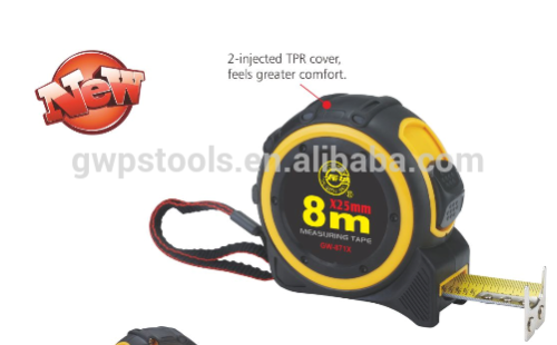 steel measuring tape with double side printed blade