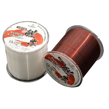 High Abrasion Resistance 500m Silk Nylon Fishing Line for Ocean Boat Fishing - Wholesale Price
