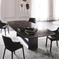 Mesa de jantar de mármore mesa de jantar de mesa