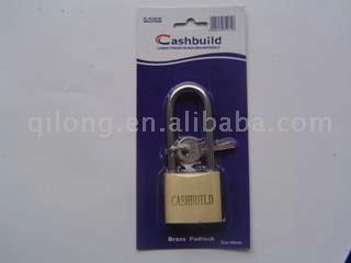 brass padlock