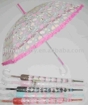straight transparent poe umbrella