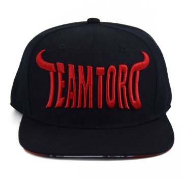 Acrylic Fabric 3D Embroidery Gorras with Digital Printing Hip Hop Snap Back Cap