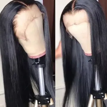 Raw Indian Virgin Human Hair Transparent Lace Front Wig Wholesale Cheap Hd Full 13X6 Lace Frontal Closure Wig Human Hair Vendor