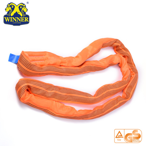 10Ton Lifting Lashing Polyester Soft Endless Round Sling Belt