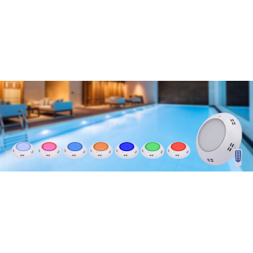 PC white RGB color wall mounted pool light