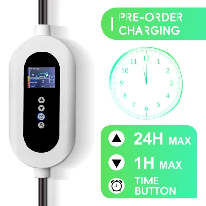 Portable electric car charging station EU standard 7kW type 2 EV portable chargers and charging stations