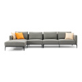 Último diseño Sala de estar moderno de sofá de esquina