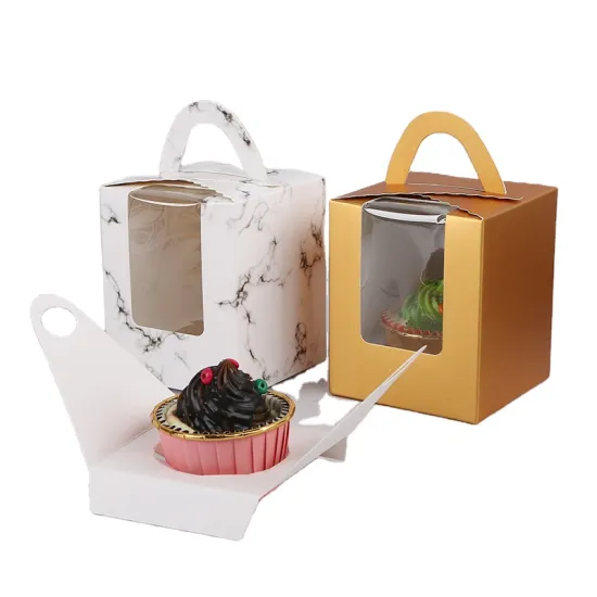 New Creative Cake and Biscuit Folding Packaging Box