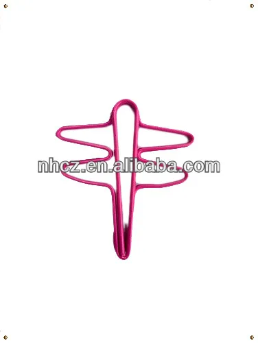 Scarlet Dragonfly Shaped Paper Clips