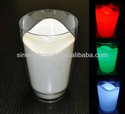 color change LED light milk cup