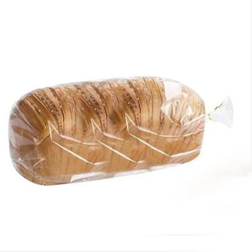 Pungă de plastic plată pentru pâine transparentă