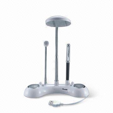 Reading Lamp with Microphone and Speaker for PC Use