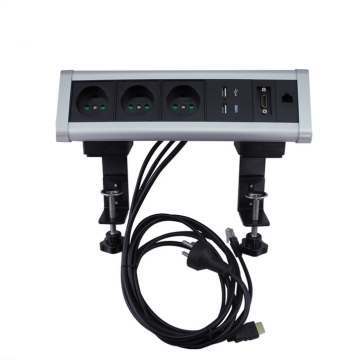 Triangle head office conference desk top socket