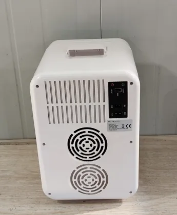 10L Pink Glass Cosmetics Mini Fridge