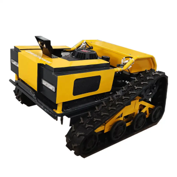Remote Control Crawler Gasoline Self-Propelled Lawn Mower for Sale