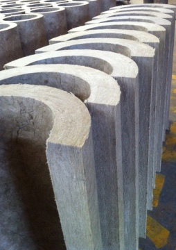 Heat Insulation Rock Wool Pipe Section