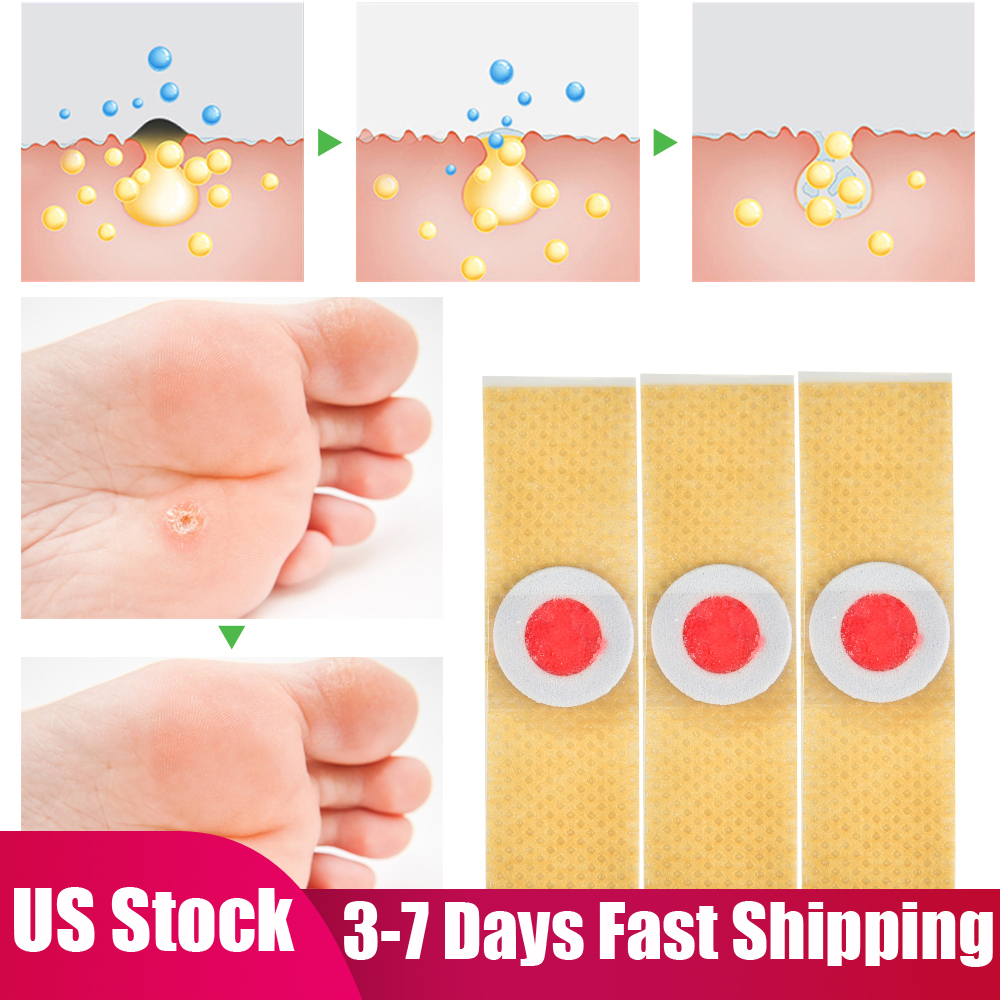 50pcs/set Anti-callus Foot Patch Adhesive Callus Cushions Foam Round Toe Feet Corn Bunion Protectors Pads For Women Men Care