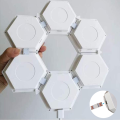 6 PCS RVB LED Honeycomb Hexagon Light