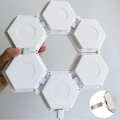 6 PCS RGB LED Honeycomb Hexagon Light