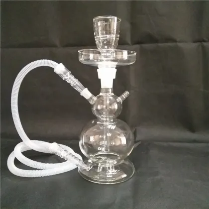 China factory wholesale hand blown mitsuba hookah all glass hookah nargile hookah shisha