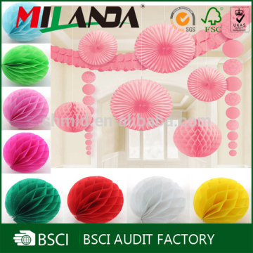 Personalized Cheap Custom different patterns paper honeycomb/honeycomb ball
