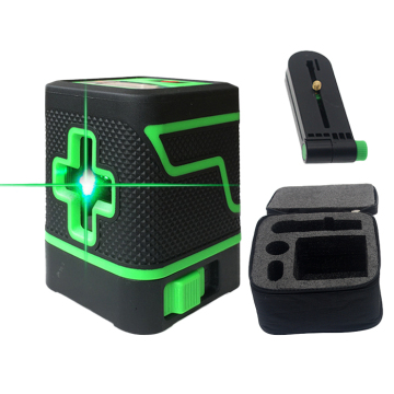 Affordable Automatic Self-leveling 2 Lines Green Laser Level with Bracket