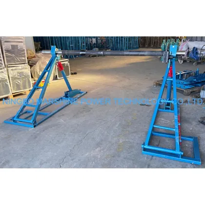 5T Ratchet Cable Hydraulic Cable Drum Stand